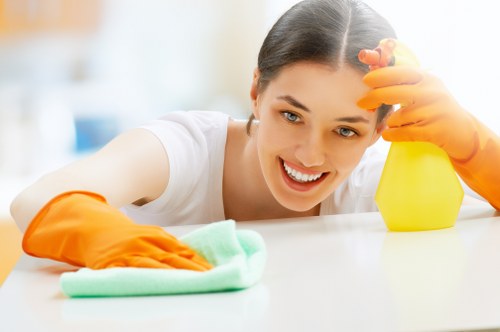 Deep cleaning service for a Kentishtown kitchen and living area
