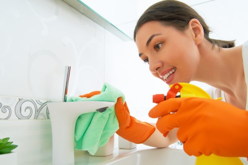 Follow-up check after resolving a cleaner service complaint