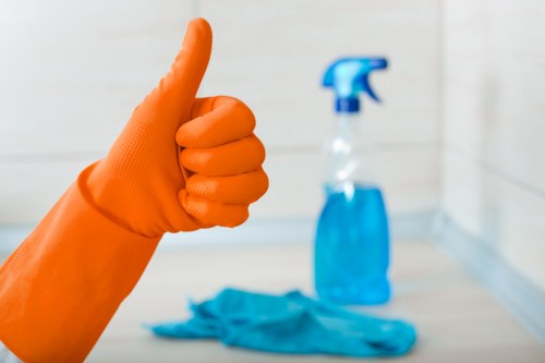Detailed bathroom deep cleaning in a Kentishtown property