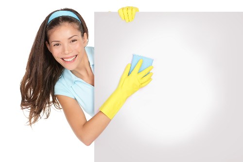Local cleaning team working in a Kentishtown office