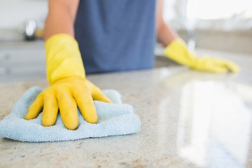 Commercial office cleaning for desks and meeting rooms in Kentishtown